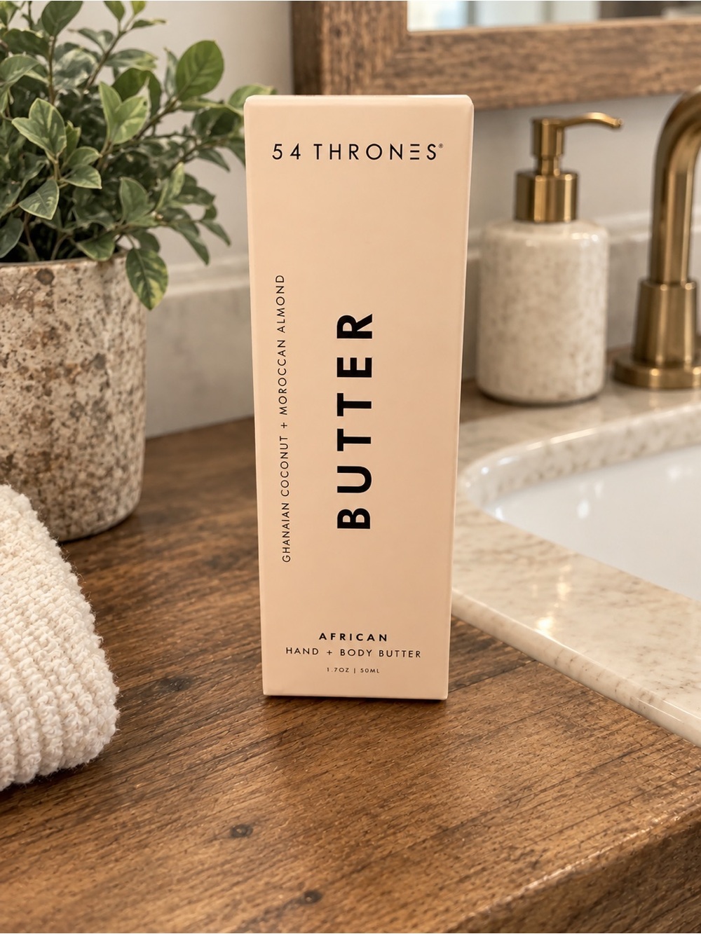 54 Thrones Hand & Body Butter - Hydrating Moisturizer in Coconut Almond